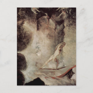 Odysseus vor Scylla und Charybdis Postkarte