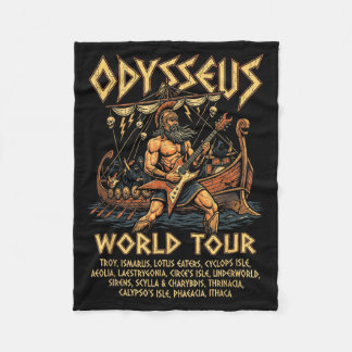 Odysseus Welttournee Die Odyssee Gitarre Grafik Mä Fleecedecke