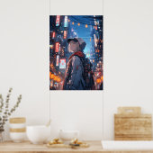 Odyssey: Chroniken des Cyberpunk Nomad Poster (Küche)