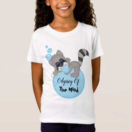 Odyssey des Mind-Raccoon T-Shirt (Vorderseite)
