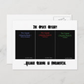 Odyssey "grundlegende Postkarten" Postkarte (Vorne/Hinten)