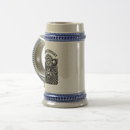 Odyssey im Weltraum Bierglas (Vorderseite Links)