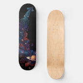 Odyssey: Kosmischer Tintenfisch Skateboard (Vorderseite)