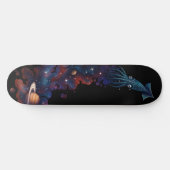 Odyssey: Kosmischer Tintenfisch Skateboard (Horizontal)