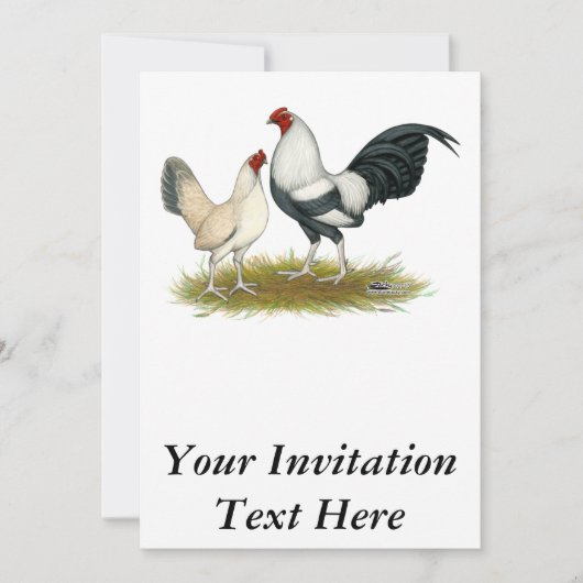 OE Game Blue Silver Wheaten Einladung (Vorderseite)