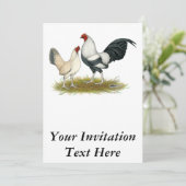 OE Game Blue Silver Wheaten Einladung (Stehend Vorderseite)