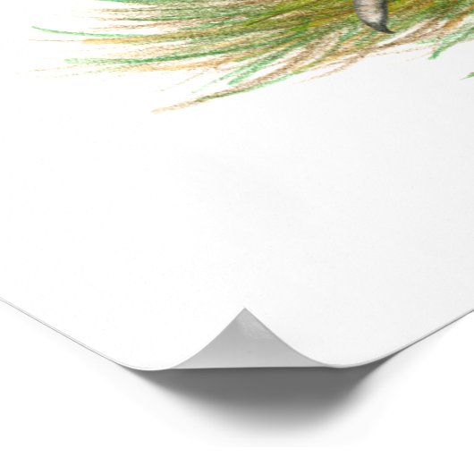 OE Game Blue Silver Wheaten Poster (Ecke)