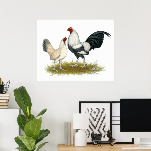 OE Game Blue Silver Wheaten Poster (Heimbüro)