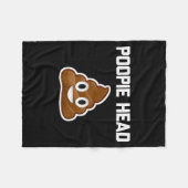 Oe Head Sarcastic Novelty Funny Op Shirts Fleecedecke (Vorderseite (Horizontal))