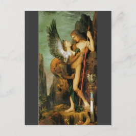 Oedipus und Sphinx von Gustave Moreau Postkarte