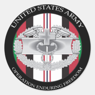 OEF CMB RUNDER AUFKLEBER