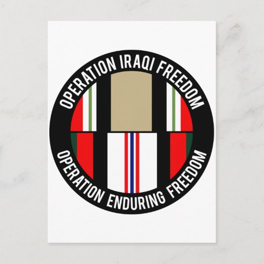 OEF - OIF POSTKARTE (Vorderseite)