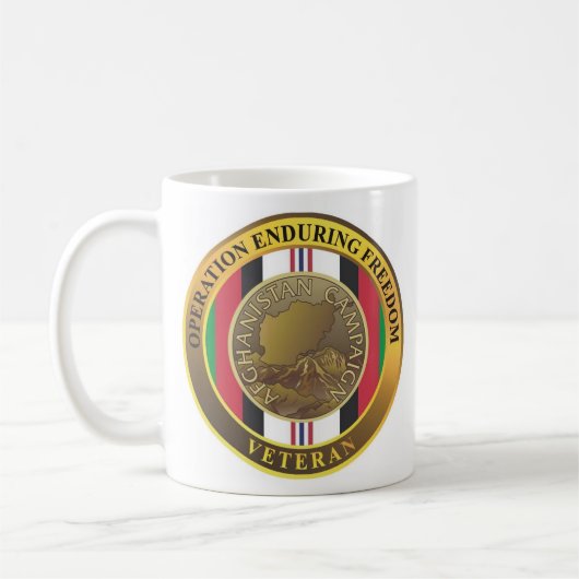 OEF (Operations-aushaltene Freiheit) Kaffee-Tasse Kaffeetasse (Links)