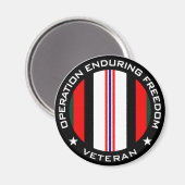 OEF Veteran Magnet (Vorderseite/Rückseite)