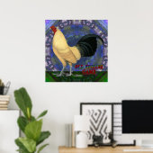 OEG Bantam Cream Buttercup Poster (Heimbüro)