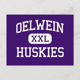 Oelwein - Huskies - Senior - Oelwein Iowa Postkarte