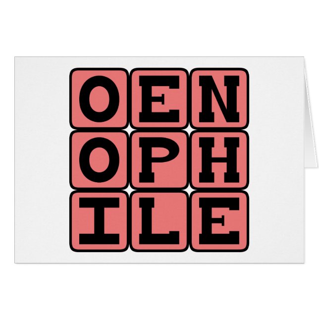 Oenephile, Wine Lover (Vorderseite (Horizontal))