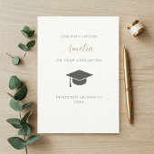Oersonalized graduation card dankeskarte
