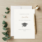 Oersonalized graduation card dankeskarte
