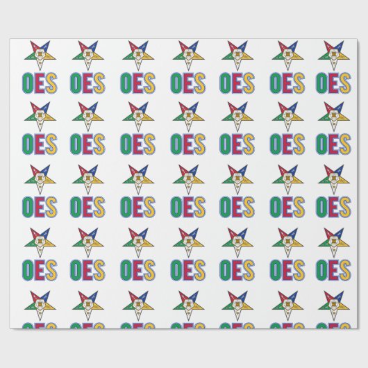 OES 10 cm x 2,5 m Wrapping Paper Geschenkpapier (Flach)