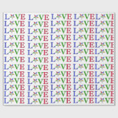 OES 10 cm x 2,5 m Wrapping Paper Geschenkpapier (Flach)