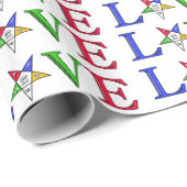 OES 10 cm x 2,5 m Wrapping Paper Geschenkpapier (Rolleneckpunkt)