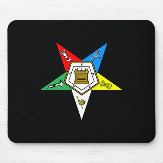 OES Auftrag der Oststern-Mausunterlage Mousepad (Vorne)