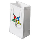 OES Auftrag der Stern-Geschenk-Tasche Kleine Geschenktüte (Rückseite Schrägansicht)