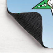 OES Auftrag des Oststern-Blaus Mousepad (Ecke)