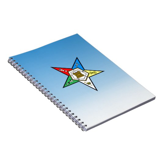 OES Auftrag des Oststern-Blaus Notizblock (Rechte Seite)