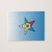 OES Auftrag des Oststern-Blaus Puzzle (Horizontal)