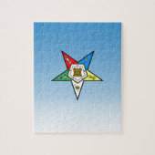 OES Auftrag des Oststern-Blaus Puzzle (Vertikal)