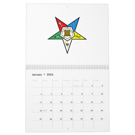 OES Auftrag des Oststern-Kalenders Kalender (Jan 2026)
