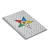 OES Auftrag des Oststern-Notizbuches Notizblock (Rechte Seite)