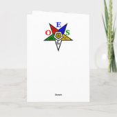 OES Birthday Card Karte (Rückseite)