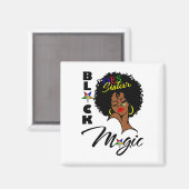 Oes Black Sistar Magic Order The Eastern Star Moth Magnet (Vorderseite/Rückseite)