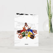 OES Blank Grußkarte Karte (Rückseite)