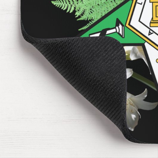 OES Blumenemblem Mousepad (Ecke)