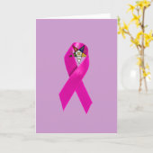 OES Brustkrebs-Band Karte (Gelbe Blume)