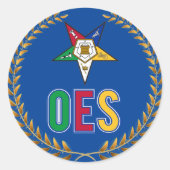 OES CLASSIC ROUND STICKER (Vorderseite)