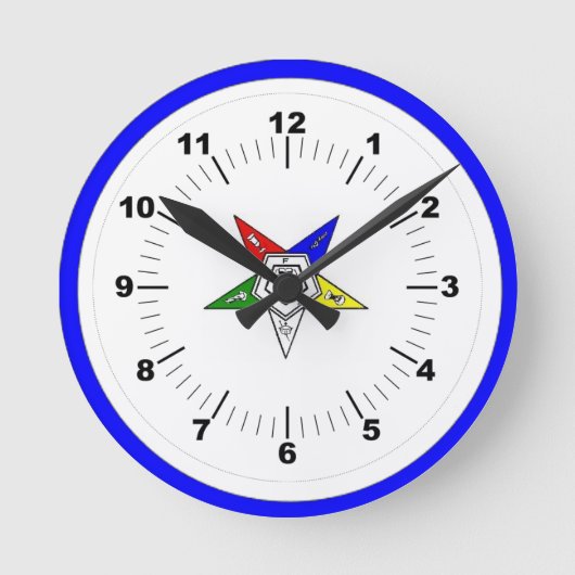 OES Clock Runde Wanduhr (Vorderseite)