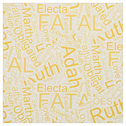 OES Collage Gelb Stoff (Muster)