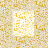 OES Collage Gelb Stoff (Kachel)