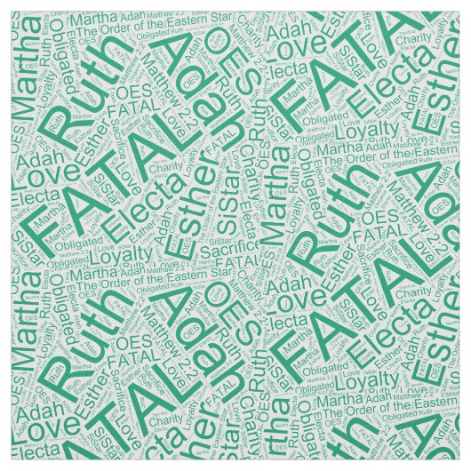 OES Collage Green Stoff (Muster)