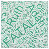 OES Collage Green Stoff (Nahaufnahme)