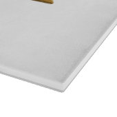 OES Decorative Glass Cutting Board 15"x11" Schneidebrett (Ecke)