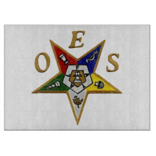 OES dekoratives Glasschneiden-Brett 15" x11 " Schneidebrett