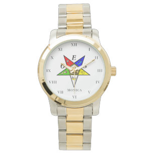 OES Eastern Star Schwester Freimaurer Wohltätigkei Armbanduhr
