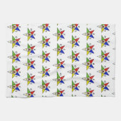 OES Eastern Star Schwester Masonic Freimaurerei Geschirrtuch (Horizontal)