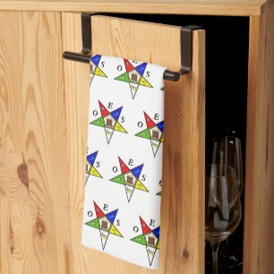 OES Eastern Star Schwester Masonic Freimaurerei Geschirrtuch